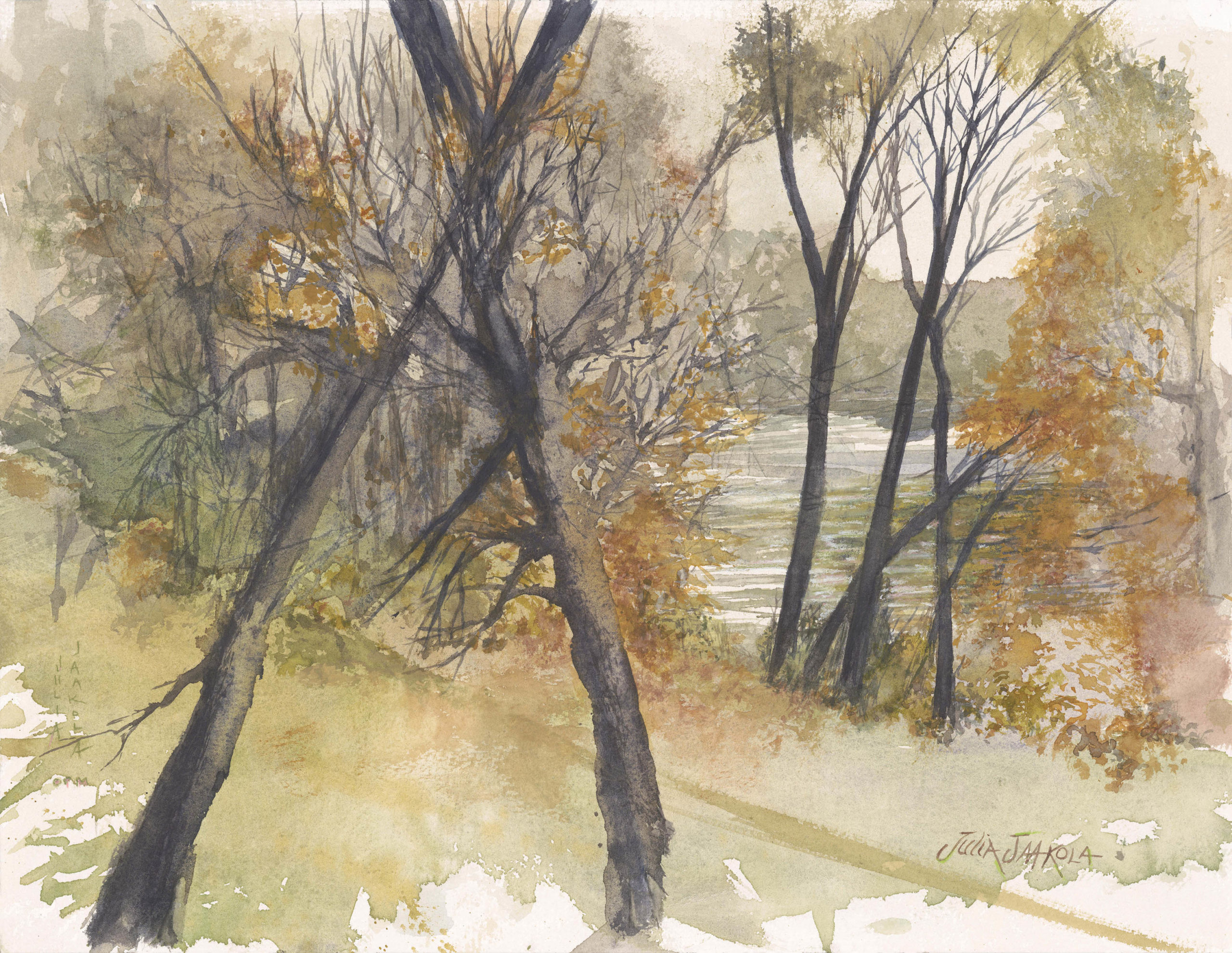 Autumn on the Mississippi by Julia Jaakola