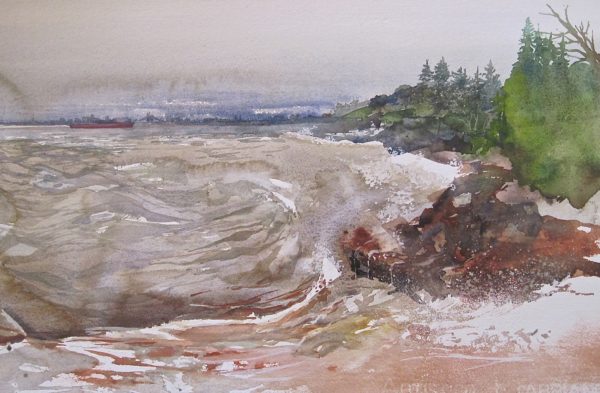 Churning Tides at Glensheen by Julia Jaakola